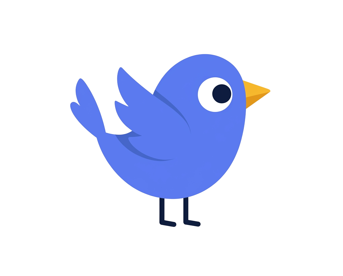Chirp bird mascot — run your studio simply